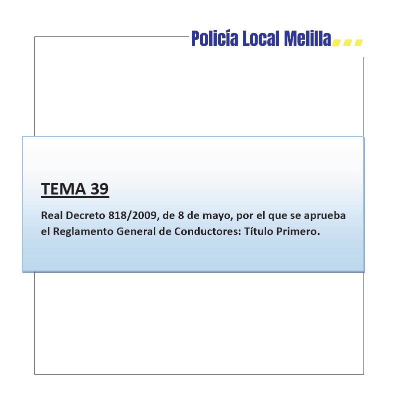 Subido tema 39 a la plataforma: Reglamento General de Contutores (Título primero)
